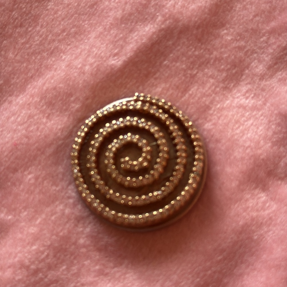 10 kt gold spiral pendant with CZ’s 4.6 g of gold - Picture 4 of 5